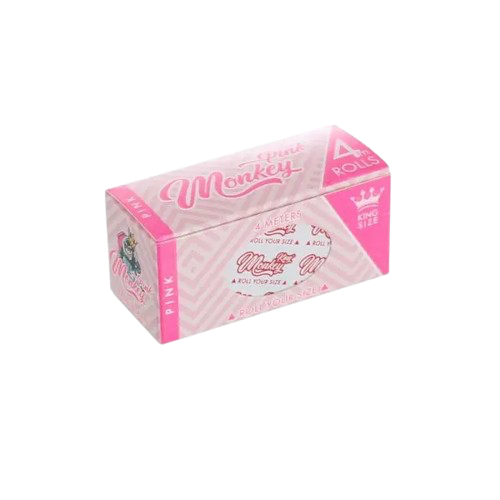 Monkey ROLLS Pink 4 Meter Zigarettenpapier